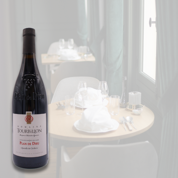 Le Jardin : Rouge Côtes du Rhône Domaine du Tourbillon "Querelle de Clochers" 2022